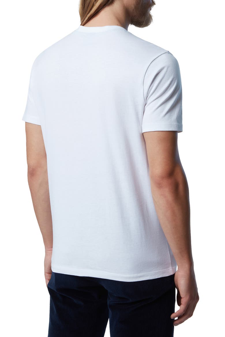 Logo Embroidered T-Shirt, Alternate, color, WHITE