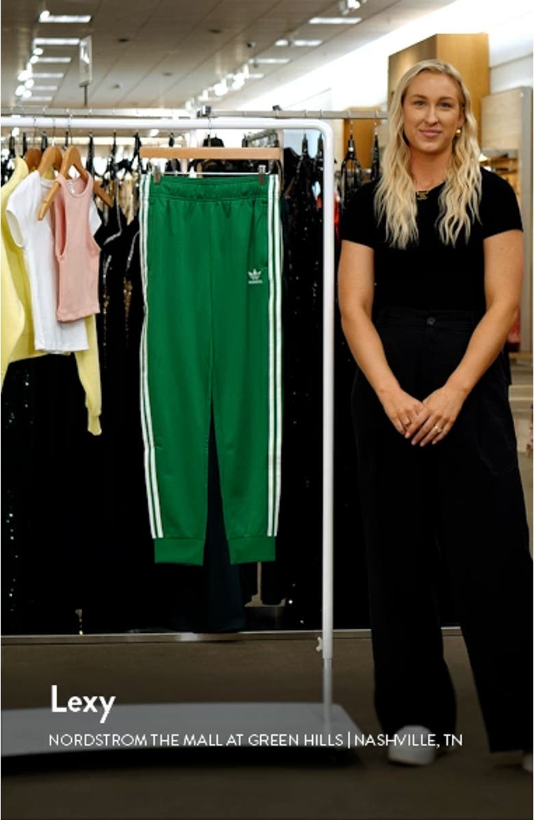 Kids' Superstar Recycled Polyester Track Pants, sales video thumbnail