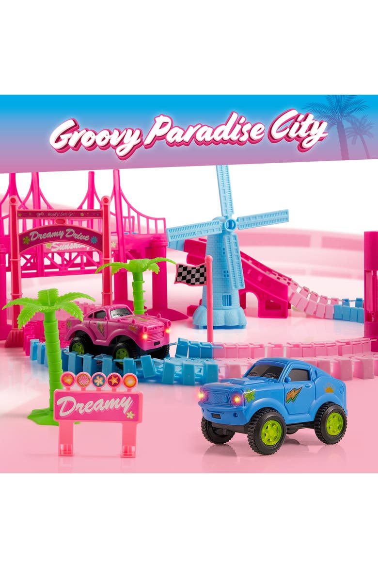 Pink Paradise Adventure Tracks 225 Piece, Alternate, color, Multi Color