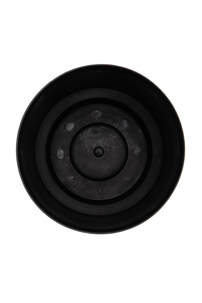 6 Inch Hopson Round Planter with Gold Metal Stand, Black, Alternate, color, Black