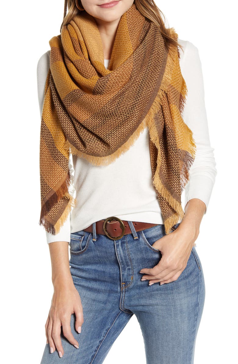 Treasure & Bond Basket Weave Scarf, Main, color, 