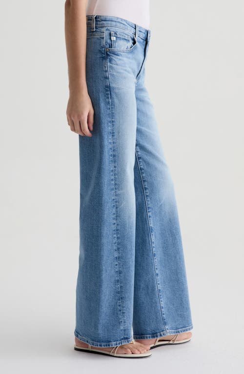 Shop Ag Adria Low Rise Bgy Wide Leg Jeans