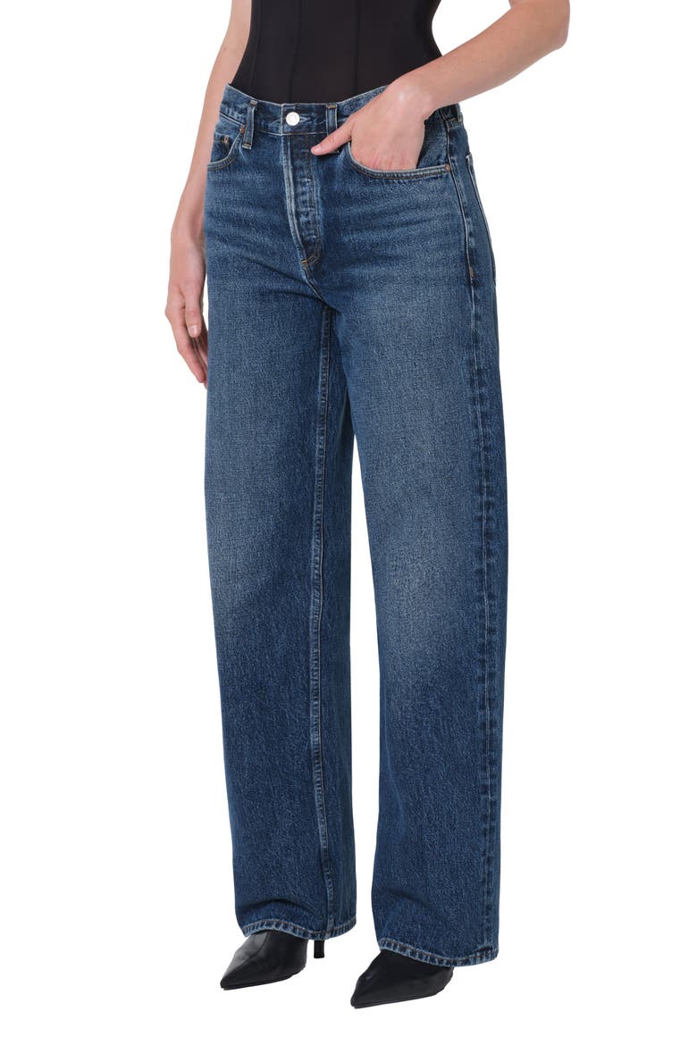 Arc Straight Leg Jeans, Alternate, color, SHORT WAVE BRIGHT DARK INDIGO