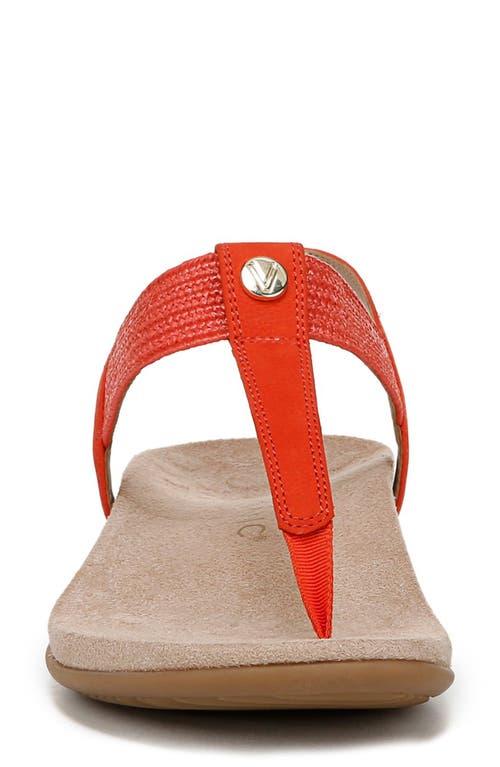 Vionic Brea T-strap Sandal In Red