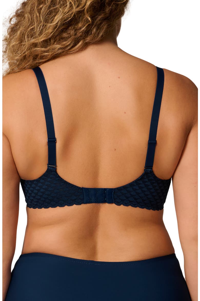 Subtile Underwire Minimizer Bra, Alternate, color, MIDNIGHT
