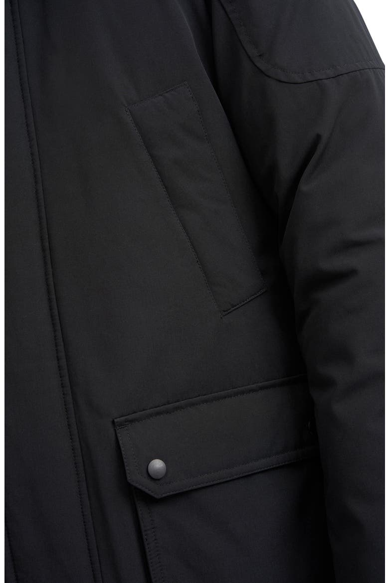 Jack Water Resistant Faux Fur Trim Parka, Alternate, color, BLACK/RACCOON