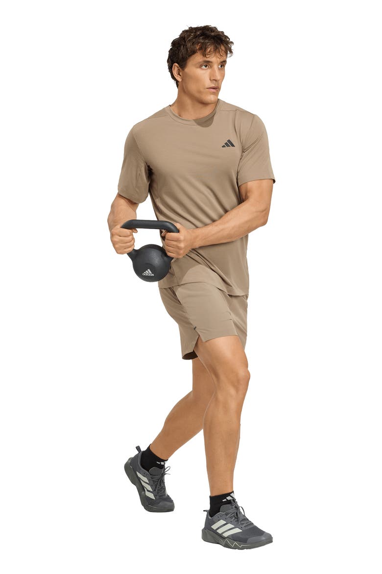D4T Essentials Shorts, Alternate, color, KHAKI
