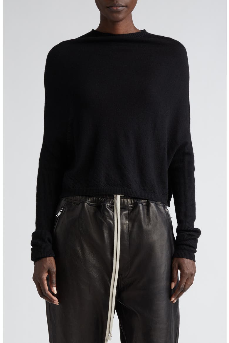 Crater Cashmere Sweater, Main, color, BLACK