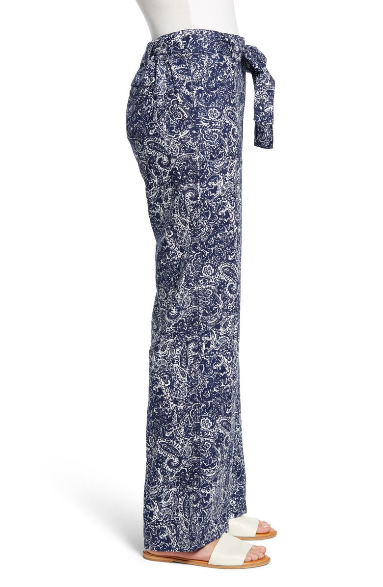 Caslon<sup>®</sup> New Belted Linen Pants, Alternate, color, 