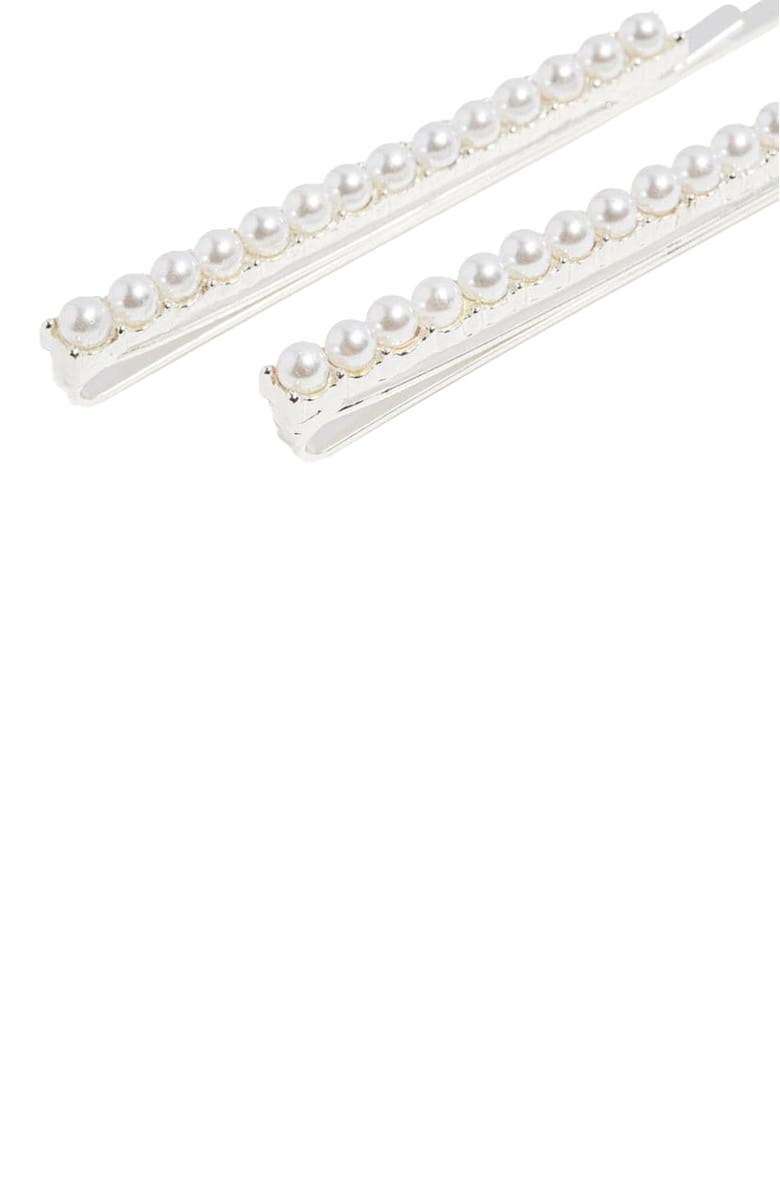 NUME Hair Pin Set, Alternate, color, Silver