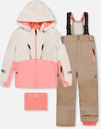 Deux par Deux Teknik Sleeve Reinforced Jacket & Pants Two Piece Snowsuit