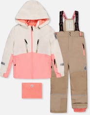 Deux par Deux Teknik Sleeve Reinforced Jacket & Pants Two Piece Snowsuit