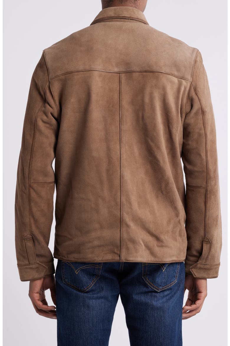 Classic Suede Shacket, Alternate, color, TAUPE