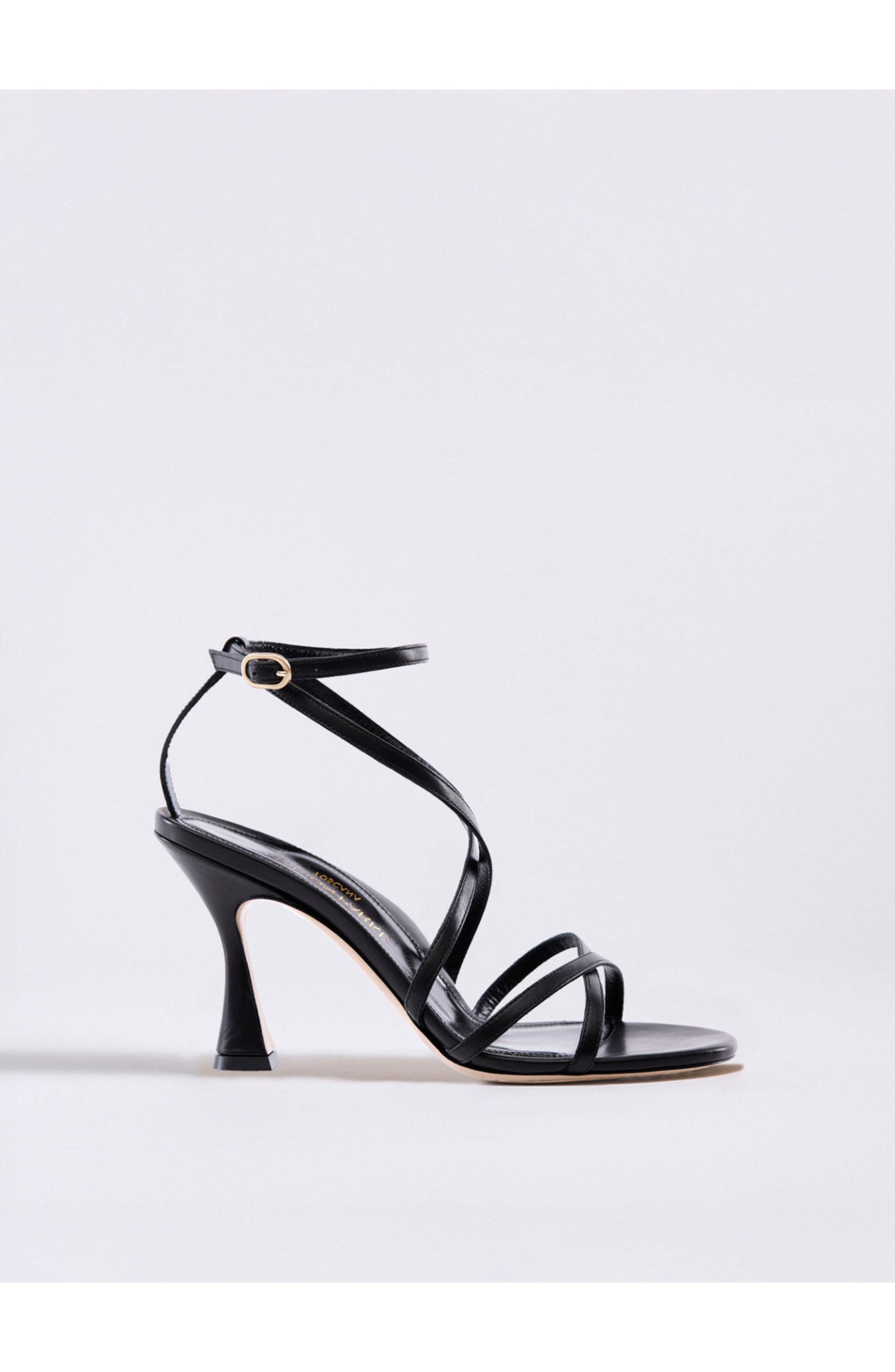 MARION PARKE Lottie 85 Sandal Nappa, Main, color, Black