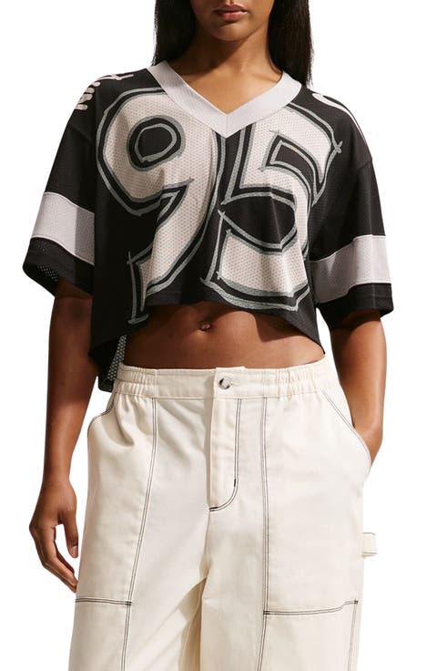 Sportswear Oversize Crop Jersey