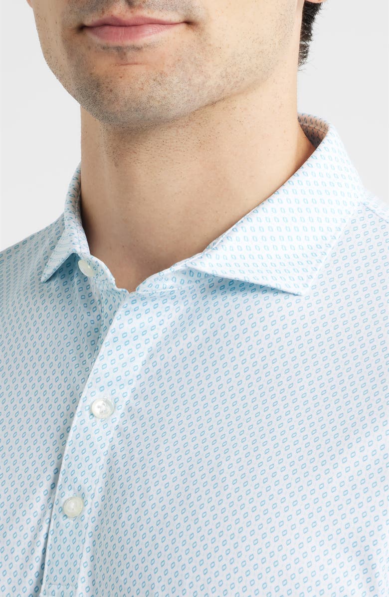 johnnie-O Connors Geo Print Performance Jersey Polo, Alternate, color,