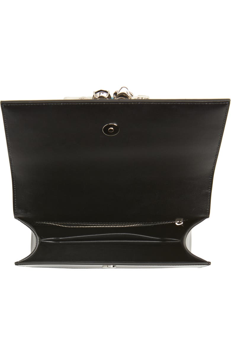 McQueen Alexander McQueen Leather Crossbody Knuckle Bag, Alternate, color,