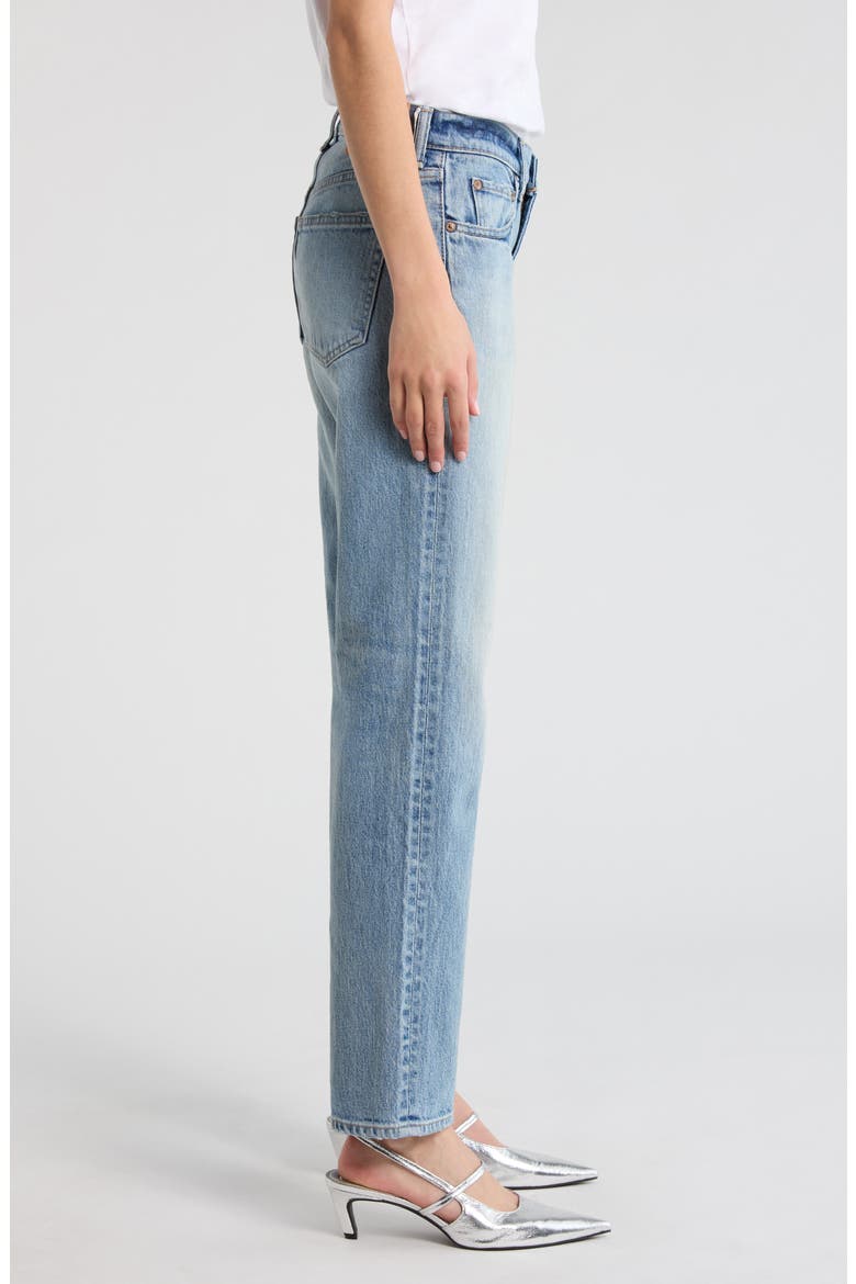 Deland Slim Straight Leg Jeans, Alternate, color, LIGHT BLUE