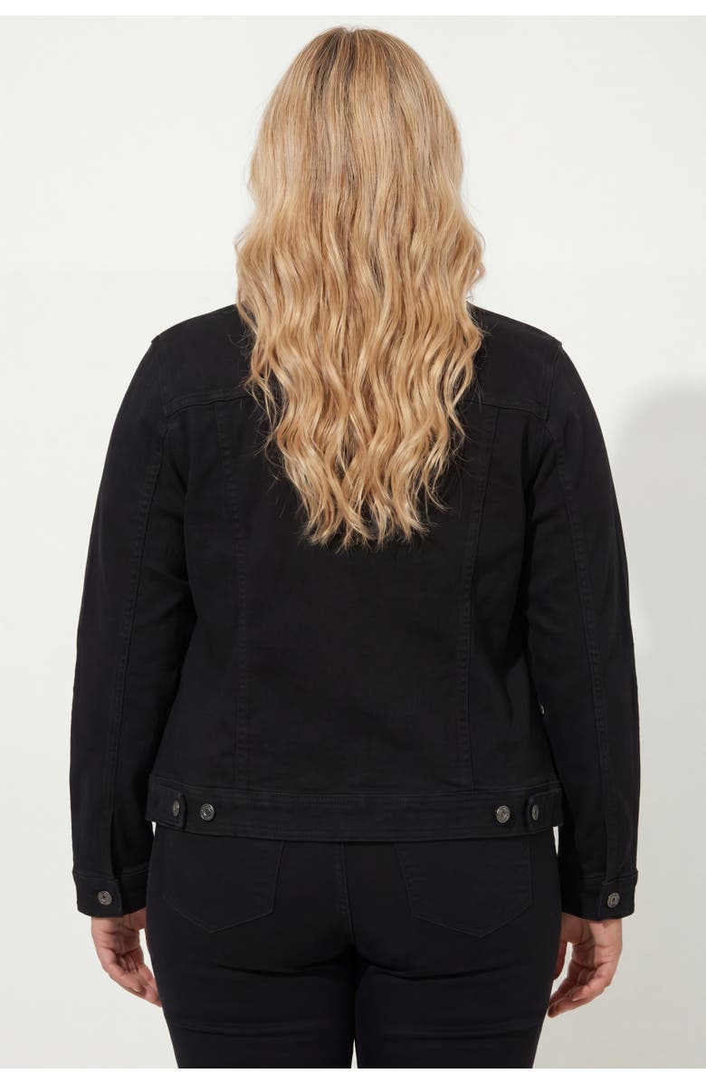 Joe Browns Essential Stretch Denim Jacket, Alternate, color, Black