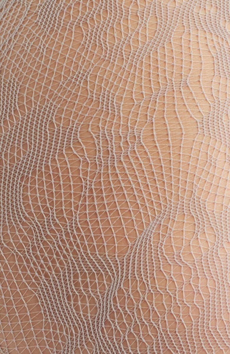 HIGH HEEL JUNGLE Lola Floral Lace Tights, Alternate, color, Grey