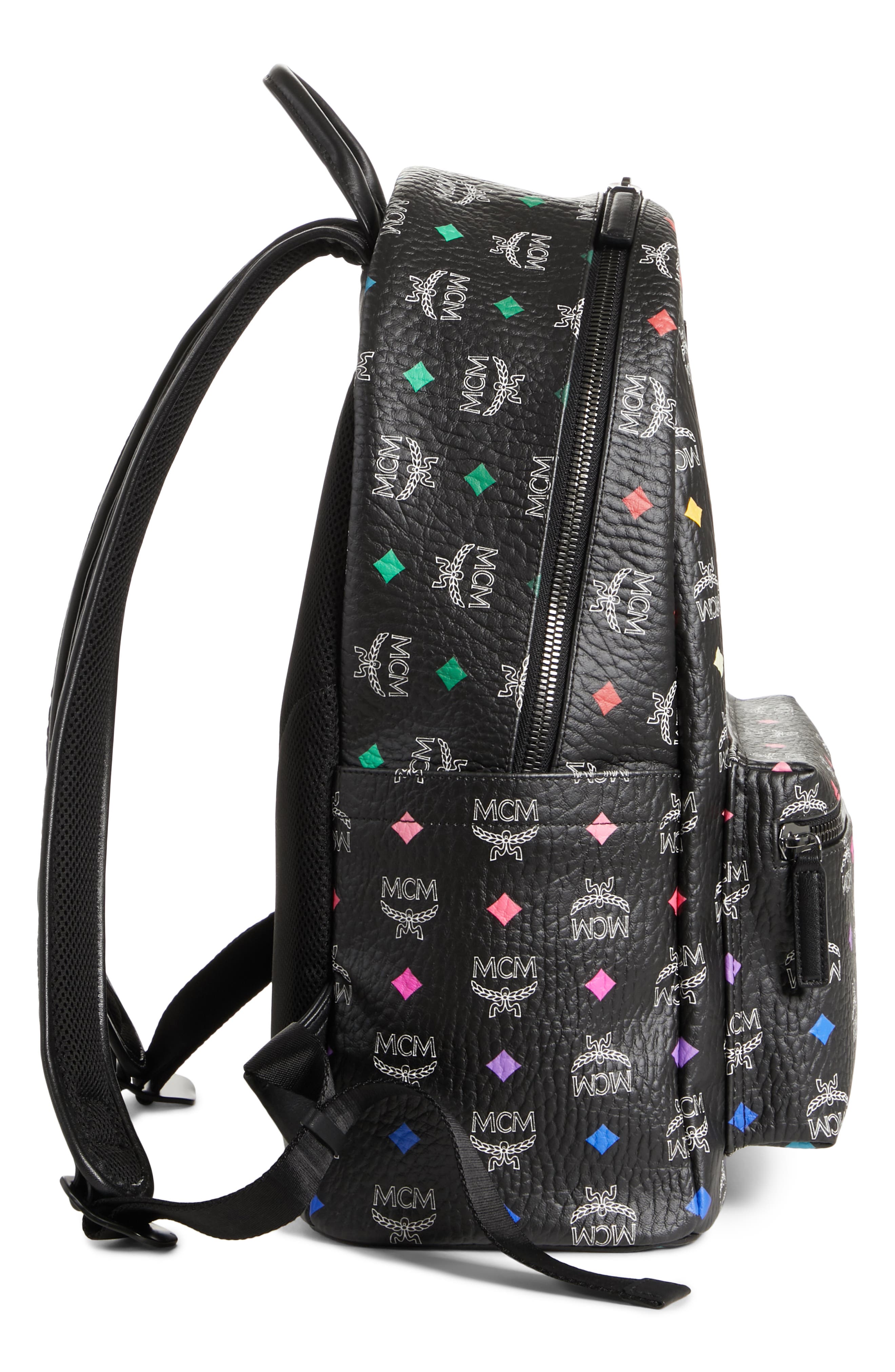 MCM Stark Spectrum Visetos Backpack, Alternate, color, 