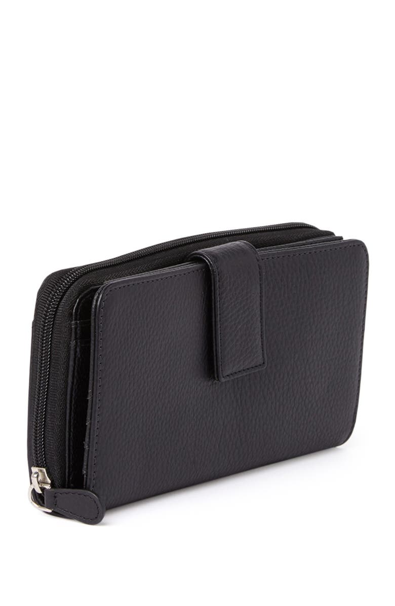 MUNDI SMALL LEATHER GOODS All-in-One Leather Continental Wallet, Alternate, color, 08N-Black