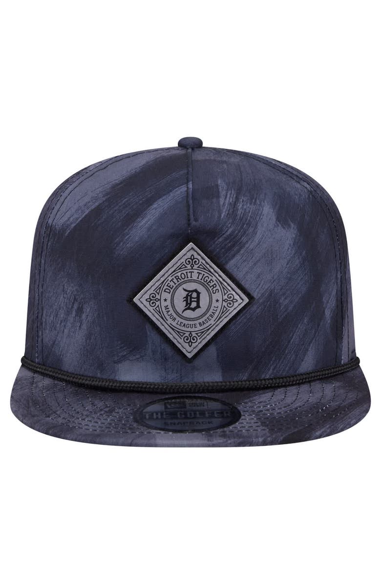 New Era Men's New Era Navy Detroit Tigers Printed Golfer Snapback Hat, Alternate, color, Navy