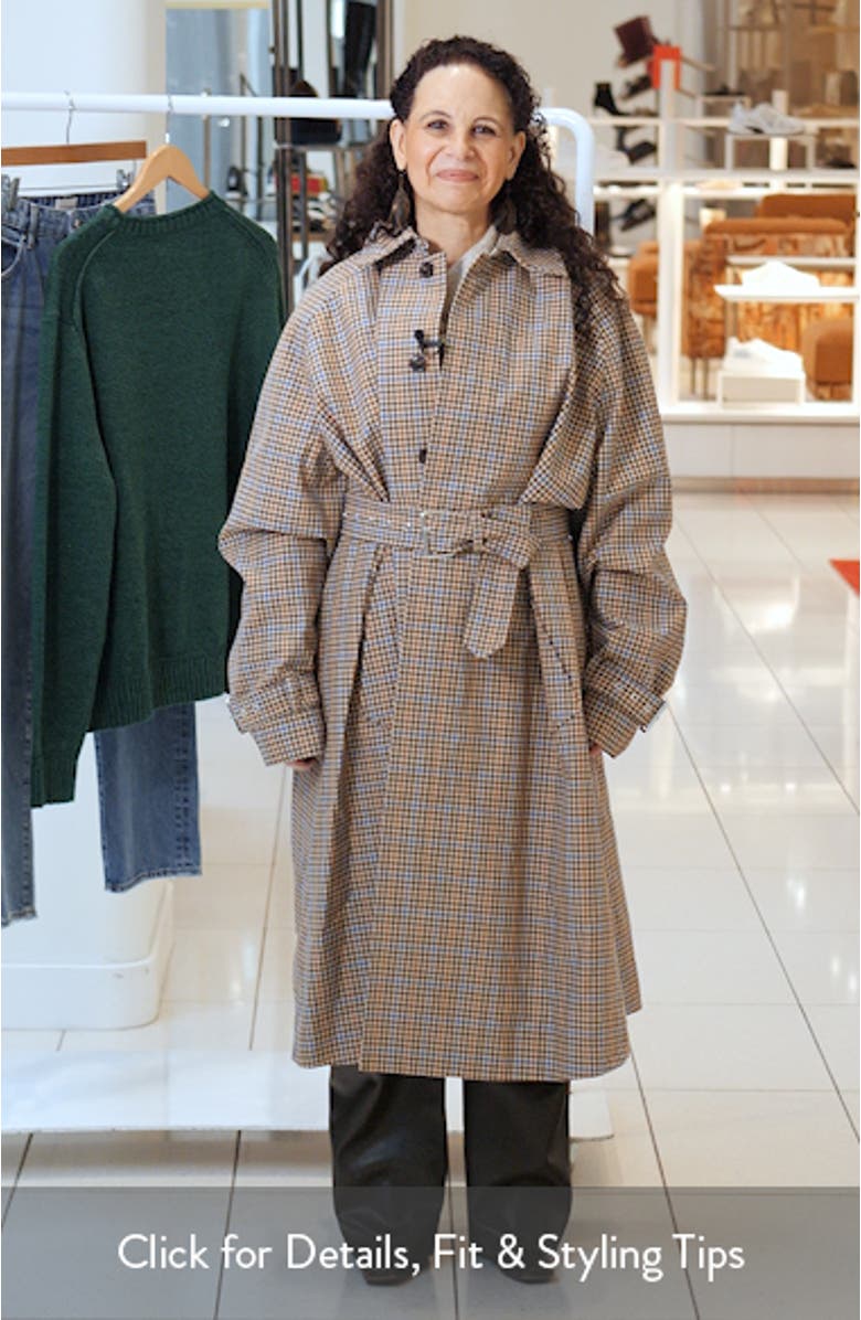 The Plaid Belted Coat, sales video thumbnail
