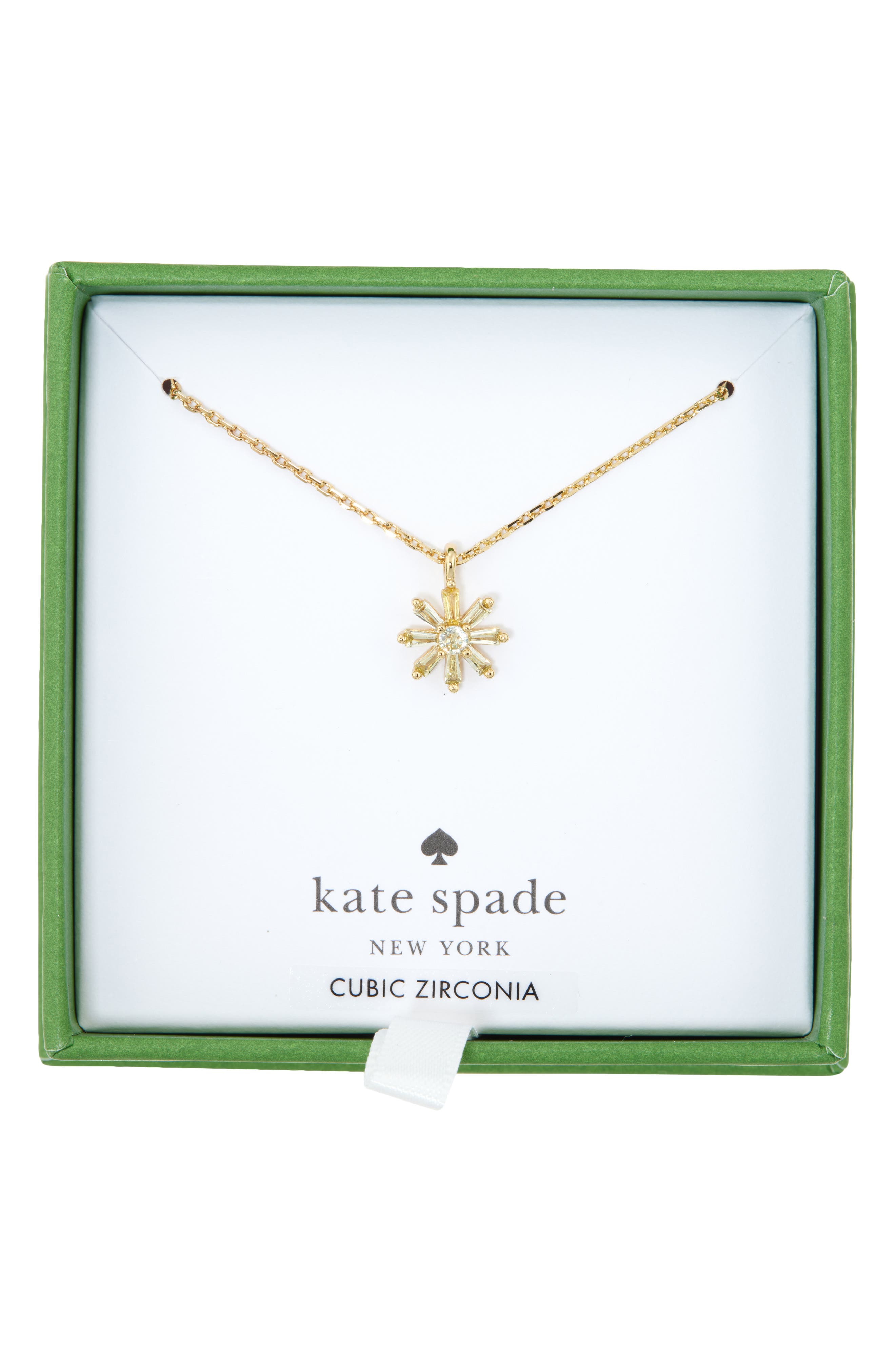 Kate Spade New York mini flower pendant necklace