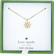 Kate Spade New York mini flower pendant necklace
