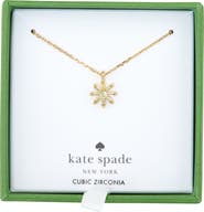Kate Spade New York mini flower pendant necklace