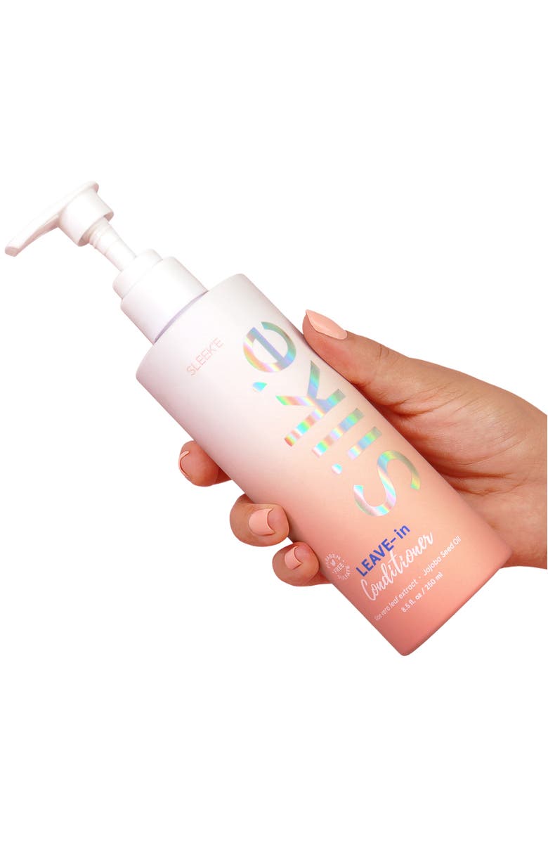 SLEEKE HAIR Silk'e Leave-in Conditioner, Alternate, color, White With Pink Gradient