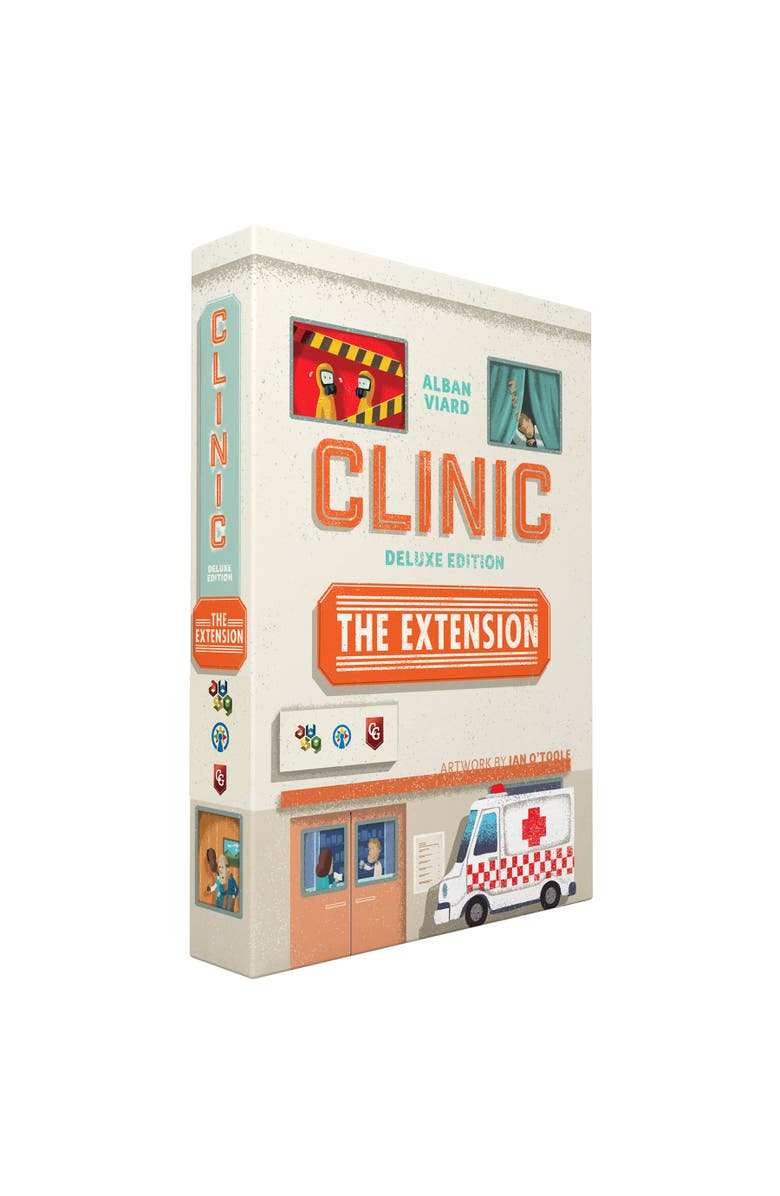 Capstone Games Clinic Deluxe Extension 1 Strategy Board Game,12+, Main, color, Multicolored