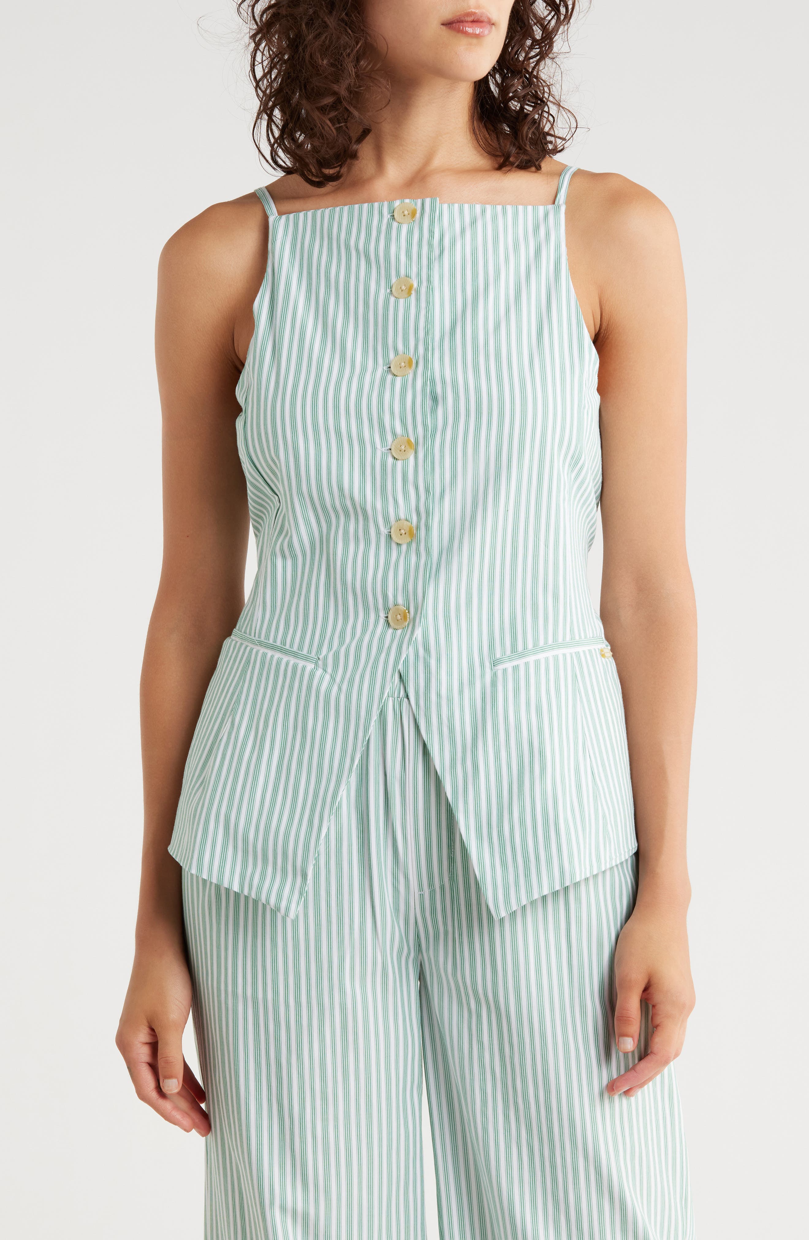 Scotch & Soda Stripe Spaghetti Strap Vest