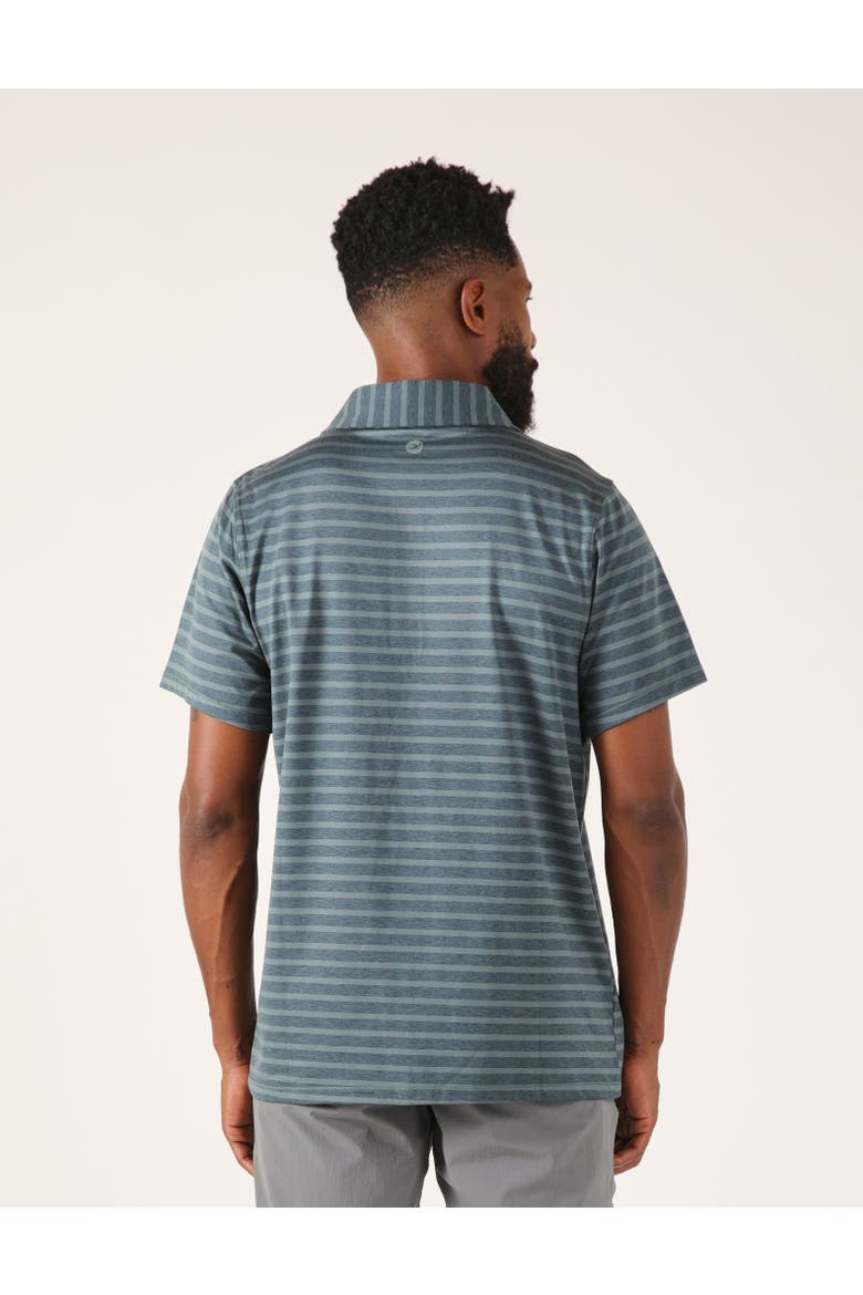 Fairway Polo, Alternate, color, Slate Tonal Stripes