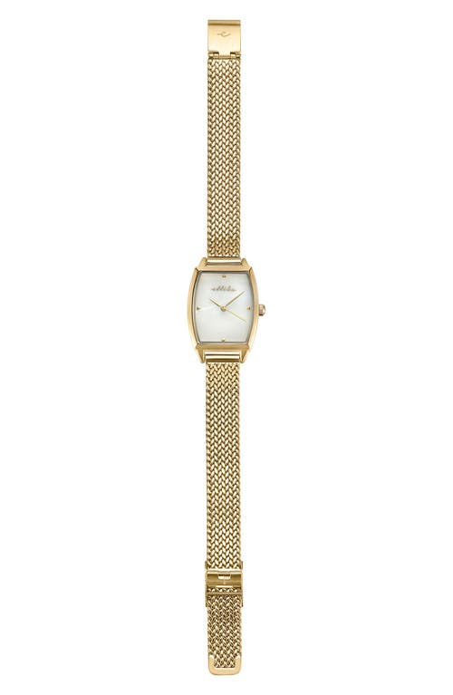 Ettika Timeless Texture Watch In Gold