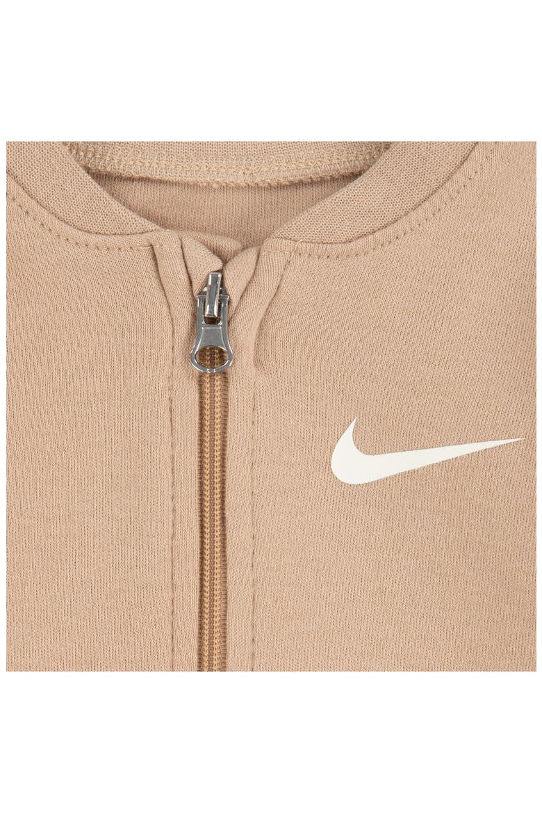 Essentials French Terry Footie, Alternate, color, HEMP