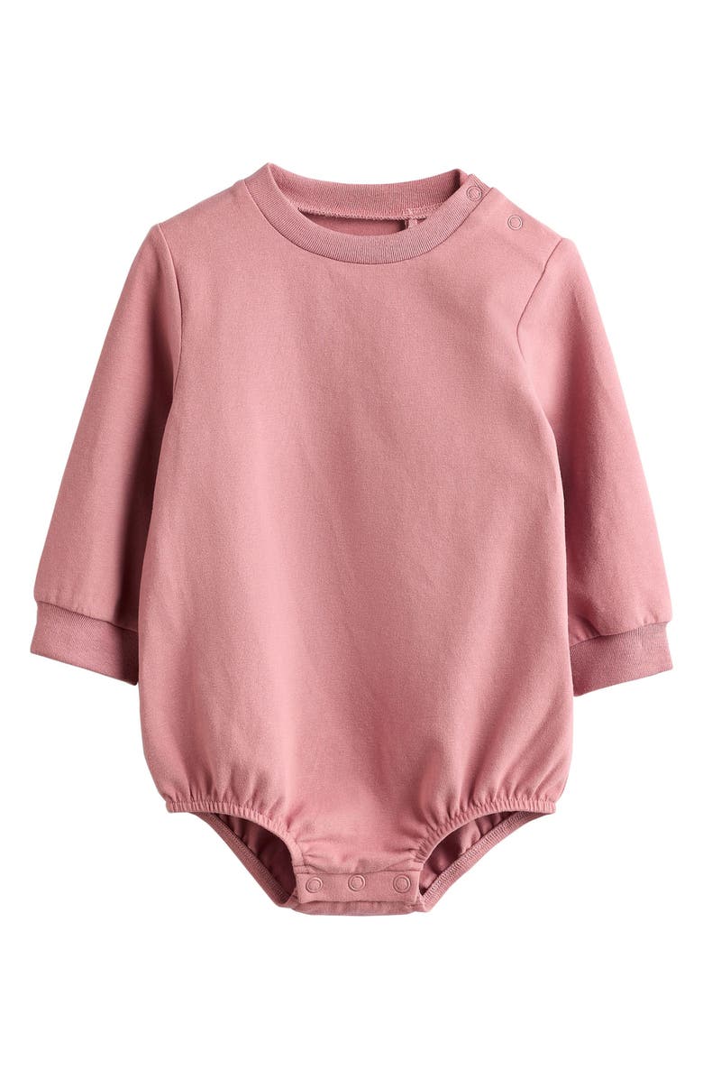 NEXT Long Sleeve Bodysuit & Leopard Print Overalls Set, Alternate, color, Brown