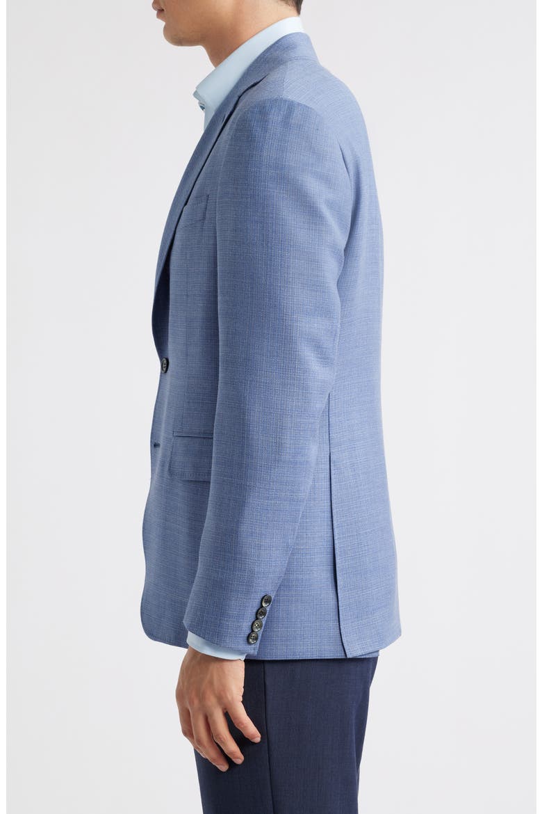 Kei Trim Fit Wool Sport Coat, Alternate, color, LIGHT BLUE