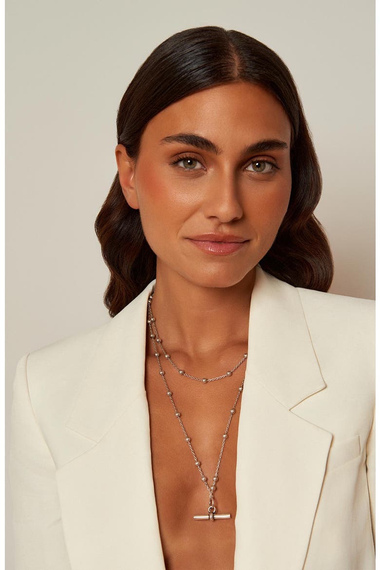Mast Necklace, Alternate, color, Silver