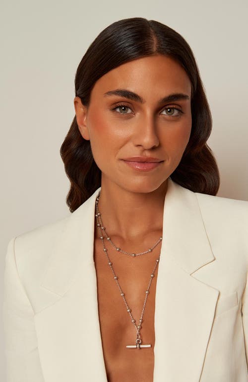 Cxc Mast Necklace In Metallic
