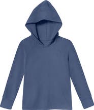 CITY THREADS Baby Boys Medium-Weight 100% Cotton Long Sleeve Hooded Tee with Cuffs