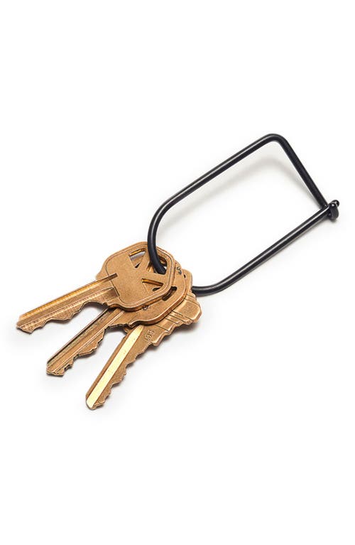 CRAIGHILL Wilson Key Ring in Vapor Black 