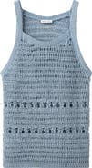 MANGO TEEN Crochet Tank Top