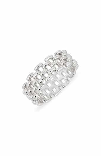 Demi Fine Open Work Wide Band Ring