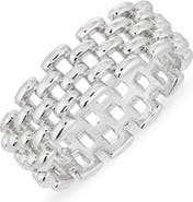 NORDSTROM RACK Demi Fine Open Work Wide Band Ring