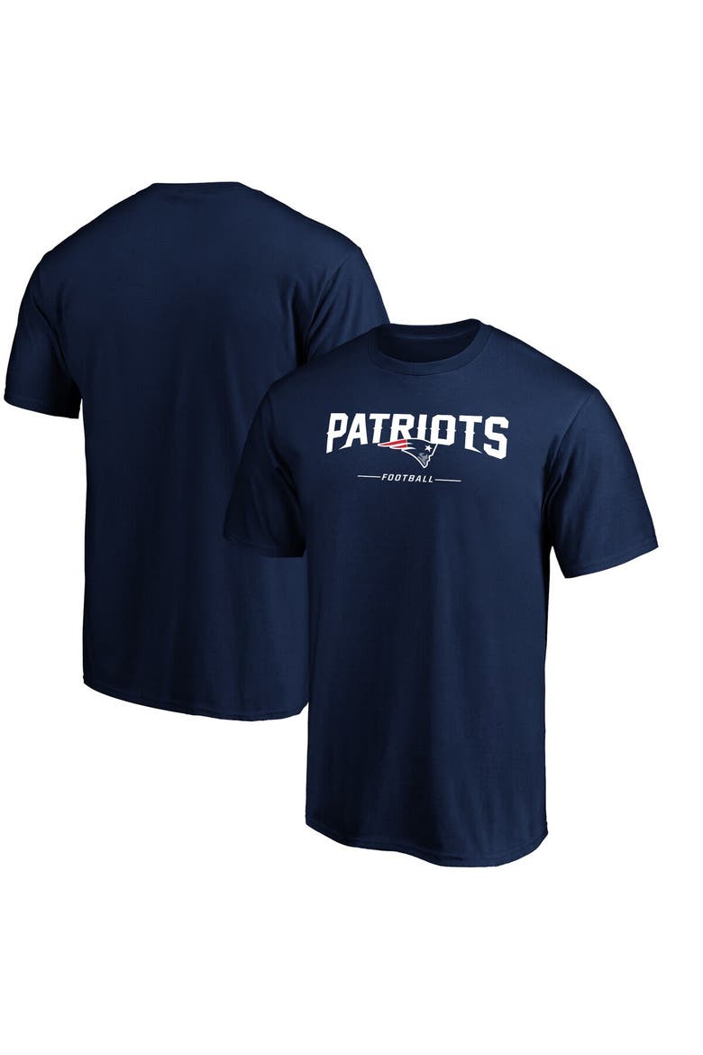 Men's Fanatics Branded Navy New England Patriots Team Lockup T-Shirt, Main, color, Navy
