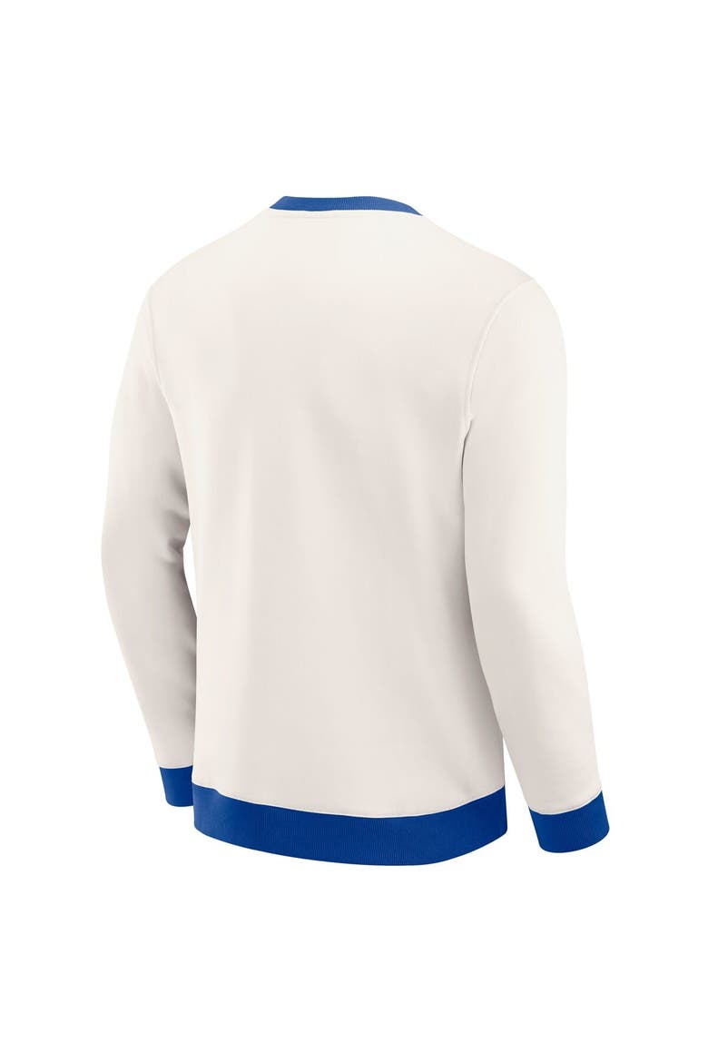 Men's Darius Rucker Collection by Fanatics  Cream Buffalo Bills Colorblock Pullover Sweatshirt, Alternate, color, Cream