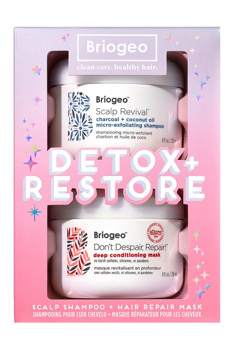 Full Size Detox & Restore Hair Care Set, Alternate, color, NO COLOR