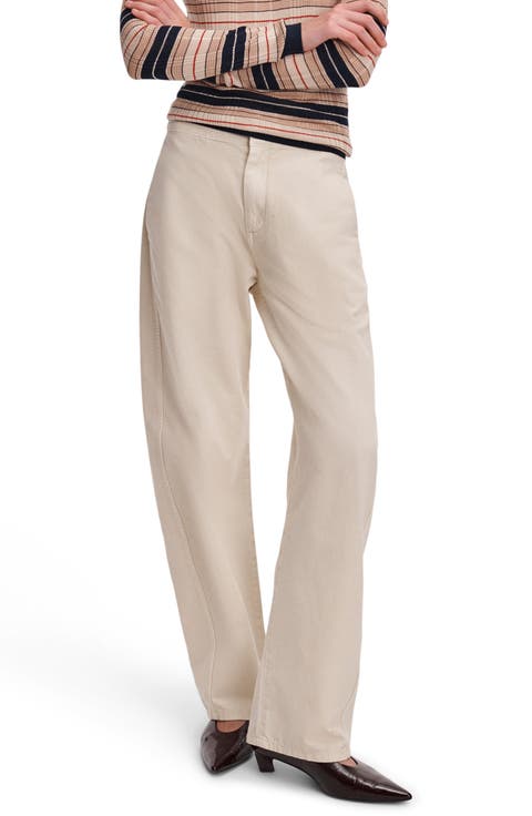 Vito Barrel Leg Canvas Pants